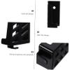 Gadpiparty 1pair Wall-Mounted Adjustable Slot Bracket for Tablets and Smartphones Versatile Phone Dock for Home Office Bedroom Kitchen and More Easy Installation Smooth view 3