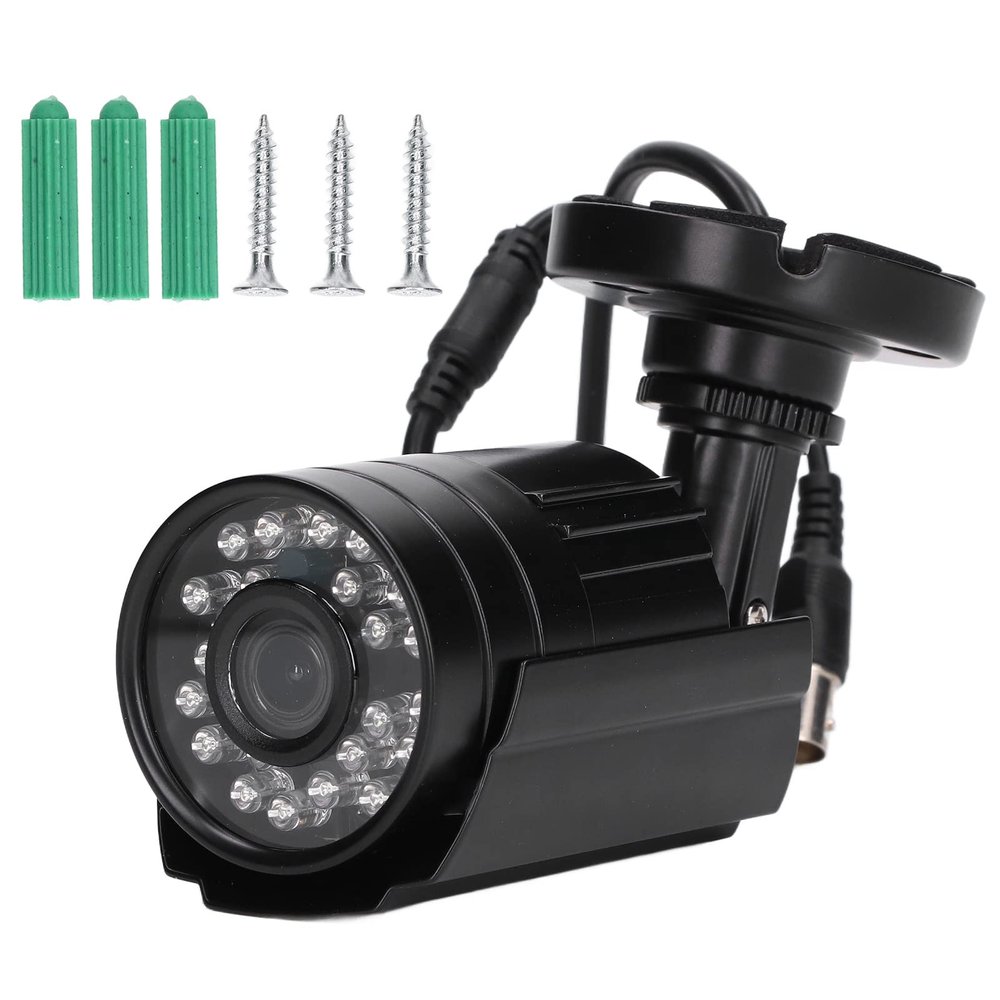 CHEOTIME Bullet Security Camera, 4in1 TVI CVI AHD CVBS Analog CCTV Wired Surveillance Camera, 3.6mm Lens with IR Night Vision, Hybrid Bullet BNC Camera for Indoor and Outdoor Use (NTCS)