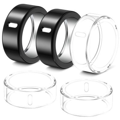 Hexasider 5 Pack Ring Cover Compatible with Oura Ring Gen 4/Oura Ring Gen 3 Horizon/Heritage, Abrasion-Resistant TPU Case for Oura Ring Protector Accessories for Oura Size 12