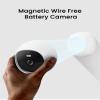 youkey S320 Magnetic Wire-Free Camera 2.5K QHD Security Camera with Dual Band WiFi 6, Built-in 8GB Storage, Color Night Vision, AI Human Pet Detection, IP65, No Monthly Fees view 2