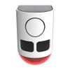 Solar Alarm Light with 13 Voices, 129 dB Sound, IP55 Waterproof Outdoor Security Motion Sensor for Yard & Warehouse (2 Pack) view 3