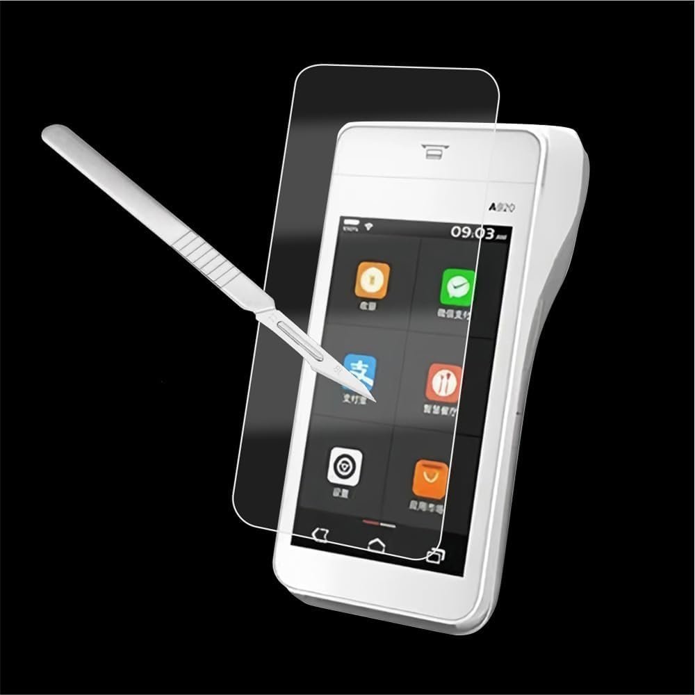 AudioPartner 9H Hardness Premium Scratch-Proof Protective Tempered Glass Screen Protector Film for Pax A930 A920 Pro A910 Lakala T9 A8 V8 Handheld POS Terminal (A920 2PCS)