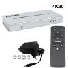 Y0S3QZ1 HDMI 4x1 Multi-viewer switcher 4K Seamless Quad Screen Real Time Multi Viewer Splitter 4 in 1 Out HDMI Switch Adapter with IR(4K30 4x1,AU Plug) view 2