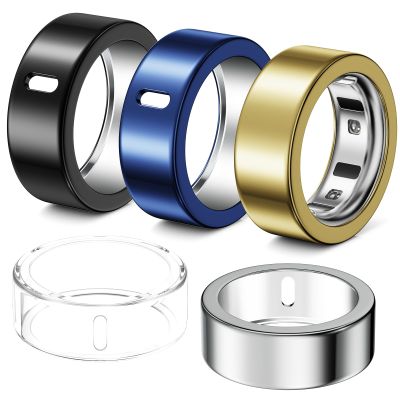 Hexasider 5 Pack Ring Cover Compatible with Oura Ring Gen 4/Oura Ring Gen 3 Horizon/Heritage, Abrasion-Resistant TPU Case for Oura Ring Protector Accessories for Oura Size 7