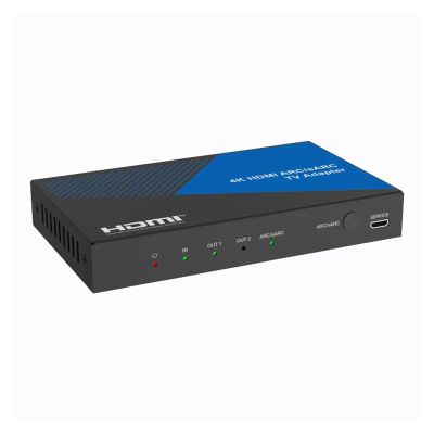 L6AS0F7 HDMI-Compatible ARC/eARC Adapter Audio Extractor 4K@60Hz HDCP2.3 18Gbps Vision Audio Video Converter for Soundbar