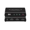L6AS0F7 8K 60Hz HDR Splitter HDMI 4k 120Hz HDR 1X2 HDMI Switch 1 in 2 Out HDR HDMI 2.1 Splitter Switch Switcher Adapter for PS5/4 HDTV(UK Plug) view 1