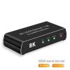 L6AS0F7 8K 60Hz HDR Splitter HDMI 4k 120Hz HDR 1X2 HDMI Switch 1 in 2 Out HDR HDMI 2.1 Splitter Switch Switcher Adapter for PS5/4 HDTV(UK Plug) view 2