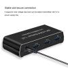 L6AS0F7 8K 60Hz HDR Splitter HDMI 4k 120Hz HDR 1X2 HDMI Switch 1 in 2 Out HDR HDMI 2.1 Splitter Switch Switcher Adapter for PS5/4 HDTV(UK Plug) view 3