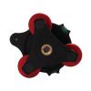 ACAGALA LP64 Camera Tripod Ball Head Leveling Base Aluminum Triple Wheel Leveler Bubble Level view 2