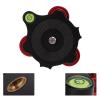 ACAGALA LP64 Camera Tripod Ball Head Leveling Base Aluminum Triple Wheel Leveler Bubble Level view 3