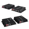 Y0S3QZ1 300M HDMI Extender Over IP RJ45 Cat6 Cable 1080P HDMI to Ethernet Network Extender Support One TX to Many RX via Network Switch(300M KVM IP Extender,US Plug) view 1