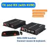 Y0S3QZ1 300M HDMI Extender Over IP RJ45 Cat6 Cable 1080P HDMI to Ethernet Network Extender Support One TX to Many RX via Network Switch(300M KVM IP Extender,US Plug) view 2