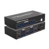 Y0S3QZ1 HDMI 2.0 KVM Switch 2X2 HDMI DisplayPort Switcher USB 3.0 Extended Display 4K 60HZ Dual Monitor 2 in 2 Out for Computer(HDMI DP 2X2,USA Power) view 1