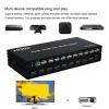 Y0S3QZ1 KVM HDMI Quad Splitter Screen Multiviewer 4x1 8X1 4k Multivisor HDMI KVM Quad 4x1 Seamless Segmentacion Switch for USB Keyboard(4X1 KVM 4K60,US Plug) view 2