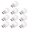 Hoement 10pcs USB Night Light Mini LED Desk Lamp Eye-Care USB Light for Dorm Portable Ambient Lighting for Computer and Car view 1