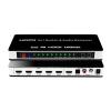 4K HDMI Switch Audio Extractor 5x1 HDMI ARC Switcher 5 in 1 Out with Optical + R/L Audio HDMI ARC Audio Extractor with IR Remote(with EU Plug) view 1