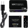 4K HDMI Switch 2.0 Support RGB 444 HDR HDMI Switch 4K 60Hz HDMI 2.0 Switch Remote IR UHD 4 Port HDMI Switch Switcher(EU Power Plug) view 3