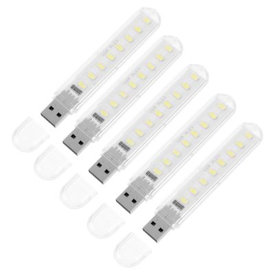 ARTIBETTER 5pcs Mini USB Night Light Soft Light for Boys and Girls Led Lamps for Bedroom Study Laptop and Home Decor