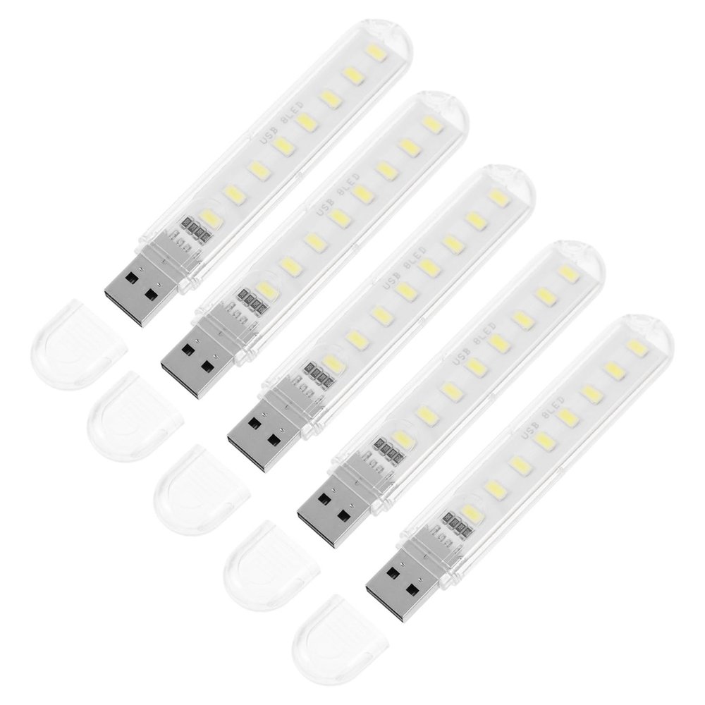 ARTIBETTER 5pcs Mini USB Night Light Soft Light for Boys and Girls Led Lamps for Bedroom Study Laptop and Home Decor