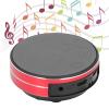 Sanpyl Bone Conduction Speaker, Mini Bluetooth Bone Conduction Portable Speaker with Suction Cup Base, Support BT AUX Small Memory Card Playback, for Home Outdoor (Red) view 1