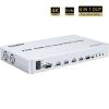Y0S3QZ1 KVM HDMI 4x1 Quad Multi-viewer Seamless Switch Screen Segmentation Switcher USB Keyboard Mouse Control,Laptop Notebook PC to TV(4K60 4x1 KVM,US Plug) view 2