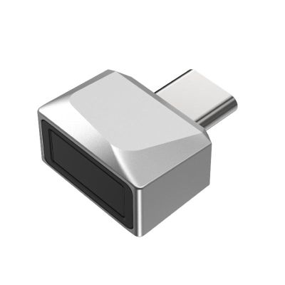 TOPFROP Portable USB C Fingerprint Scanner USB C Fingerprint Reader for Window Hello Login On Laptops Desktops Without Passwords