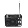 Radios Portable AM FM, Portable Radio with Bluetooth Speaker, Retro Dual Power Supply for Home Outdoor Travel (US Plug) view 1