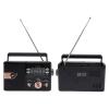 Radios Portable AM FM, Full Band Portable Radio BT Speaker with Storage Memory Card, Multifunctional Music Player (Black) view 2
