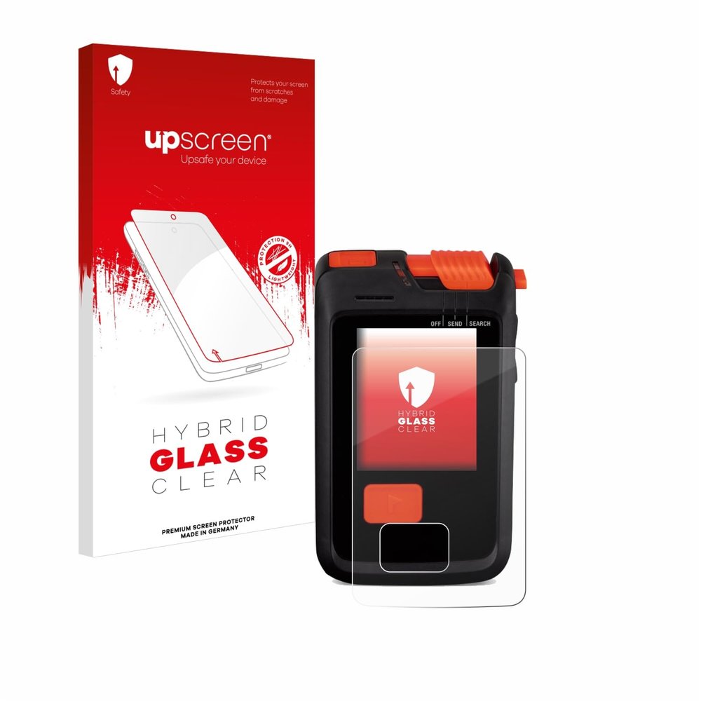 upscreen Screen Protector Film Compatible with Mammut Barryvox S2-9H Glass Protection, Extreme Scratch Resistant