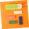 WOONEKY 8pcs Outlet Hider Power Strip Mount Wall Mount Protector Adhesive Strip Holder view 4