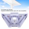 2 in 1 Satellite Dish Mount, Metal Antenna Mount Satellite Dish Adapter Mount for 38.5mm Pipe, Portable Outdoor Satellite Dish Mounting Kit with 1/4 Inch Adapter for Car Roof view 2