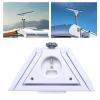 2 in 1 Satellite Dish Mount, Metal Antenna Mount Satellite Dish Adapter Mount for 38.5mm Pipe, Portable Outdoor Satellite Dish Mounting Kit with 1/4 Inch Adapter for Car Roof view 3
