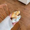 QoKcoahn Cute Cartoon Case for AirPods 2nd 1st Generation Case,3D Kawaii Soft Silicone Backpack Bag Puppy White Cover with Keychain Cool Funny Boys Girls Women for AirPods 1&2 view 4