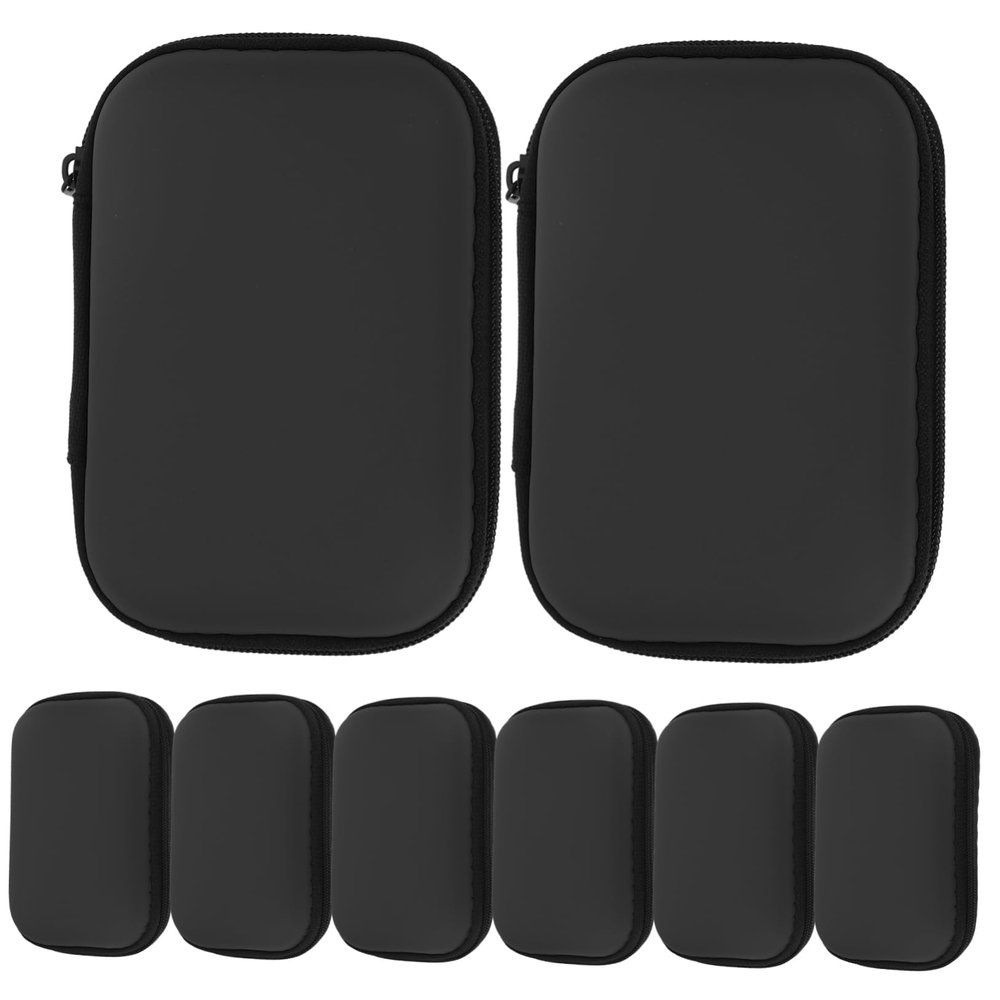 Angoily 8pcs Portable Cable Organizer Pouch Travel Electronics Storage Bag for Cables Headphones Accessories Durable Lightweight and Practical for Home Office and Travel Use