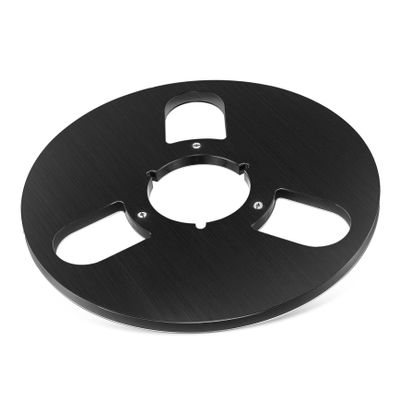 OSALADI 3holes Heavy Duty Tape Reel Aluminum Alloy Empty Reel for Cassette Tape