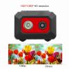 CHEOTIME Head Mounted Sports Camera, 5-10M Night Light 1080P(1920 * 1080) Camera LED Light with Elastic Headband Support 32GB for Night Outdoor Sports (Black Red) view 2