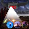 CHEOTIME Head Mounted Sports Camera, 5-10M Night Light 1080P(1920 * 1080) Camera LED Light with Elastic Headband Support 32GB for Night Outdoor Sports (Black Red) view 3