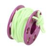 Aluminum Alloy Mini Spool Pendant with Luminous Green Cord - Ideal Sturdy Memento and Present for Scuba Diving Enthusiasts (Purple) view 2
