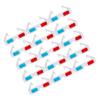 FELTECHELECTR Glasses Polarization Anaglyph Red Paper 3D Movies Glasses 40pcs Pack view 1