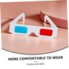 FELTECHELECTR Glasses Polarization Anaglyph Red Paper 3D Movies Glasses 40pcs Pack view 3