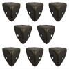 DSWMY Metal Corner Protectors Furniture Corner Fittings Furniture Angle Brace,Edge 8 Pcs Iron Case Corners Corner Protector Trunk AluminumFurniture Small Angle Guard Bronze Tone view 1