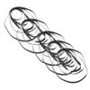Angoily 50pcs Recorder Rubber Belts Replacement for Cassette Decks and Flexible Drive Belts for Smooth Operation Compatible Cd and Flat Shape view 1