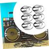 Angoily 50pcs Recorder Rubber Belts Replacement for Cassette Decks and Flexible Drive Belts for Smooth Operation Compatible Cd and Flat Shape view 3