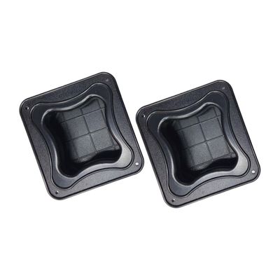 BIUDECO 2pcs Recessed Speaker Handles Amplifier Plastic Carry Handles for Convenient Stage Speaker Transport Easy Installation Compatible Systems