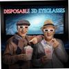 jojofuny Cinema Polarization ES 40pcs Light Weight Portable 3D Eyeglasses for Anaglyph Movies Family Use view 2