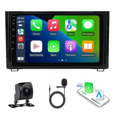 Car Radio Stereo for Toyota Tundra 2014-2021, Android 13, 9" IPS Touch Screen Upgrade Dash Kit with Car-Play & Android Auto, GPS Navigation DSP SWC 5G WiFi Camera(8Core 8+128GB)