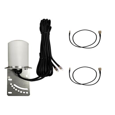 AntennaGear M17B MIMO 2 x Cellular | 4G and 5G Compatible Modem, Router, Gateway and Hotspots with 16ft Coax Cables and TS9 Adapters