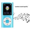 CHEOTIME MP3 Player, Stylish Multifunctional Lossless Sound Slim 1.8 Inch LCD Screen Portable MP3 Music Player Includes Charging Cable and Earphone (Blue) view 4