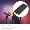 4.25in Dovetail Plate Telescope Dovetail Mounting Plate for Equatorial Telescope Theodolite Tripod (Black) view 3