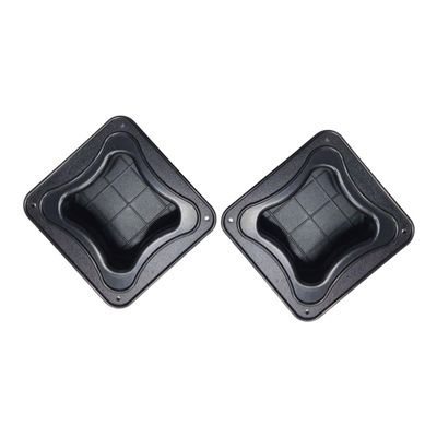 Parliky 2pcs Sturdy Plastic Speaker Handle Replacement for Vintage Amplifiers Easy to Install Wear-resistant Audio Speaker Accessory for Guitar Cabinets